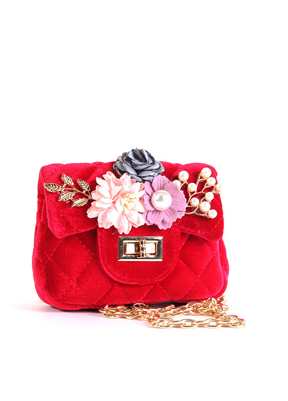 girls red purse